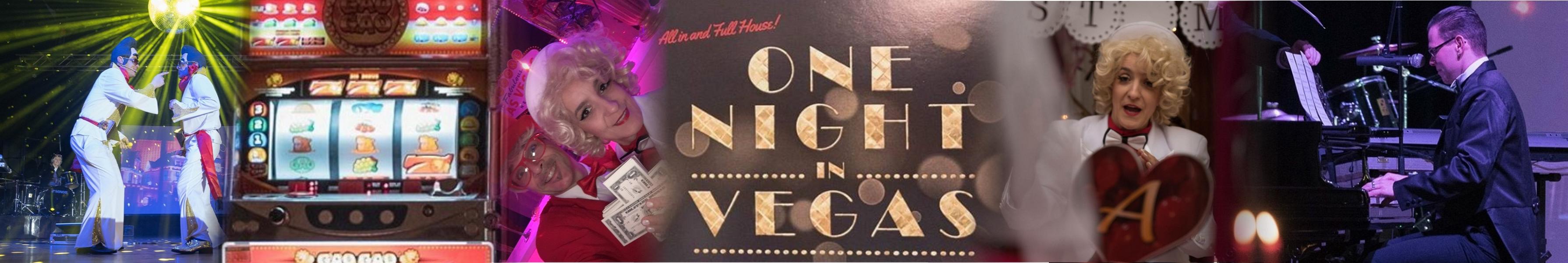 Teaser Weihnachtsfeier buchen Mottoparty One Night in Vegas