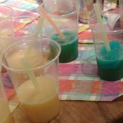 Slush-Eis-Aktion
