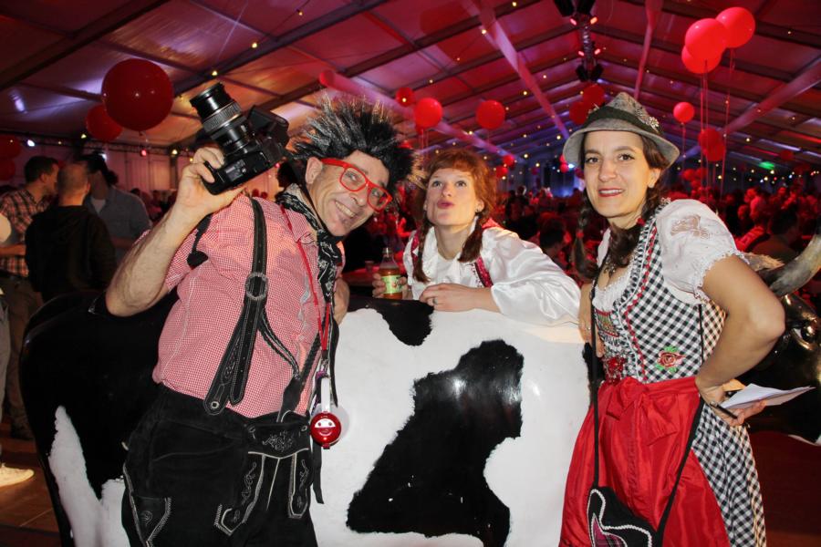 ApresParty mit Melkkuh