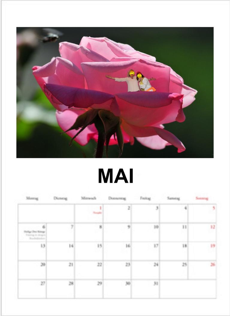 fertiger Kalender Mai