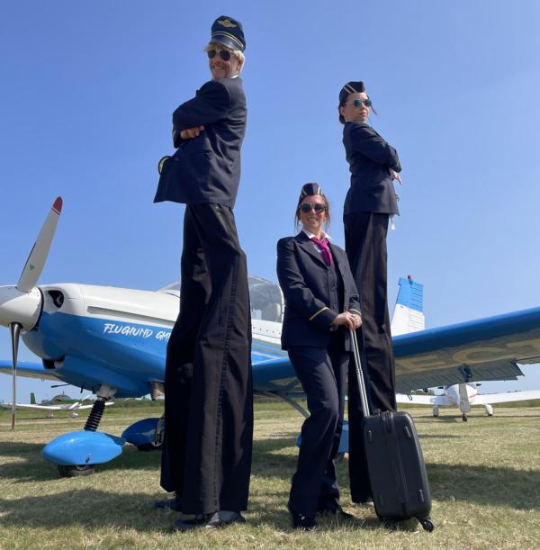 Stelzen-Flugspezialisten