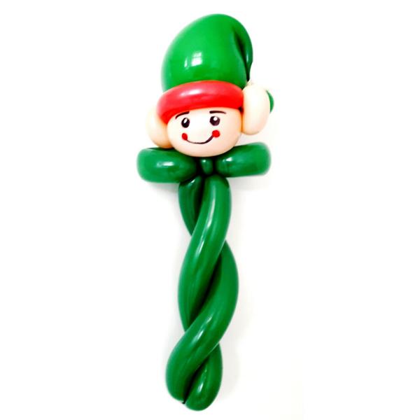 Weihnachtswichtel Ballonmodellieren