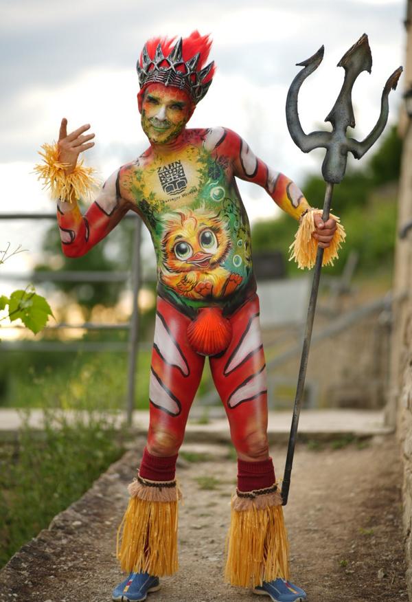 Ente Bodypaint