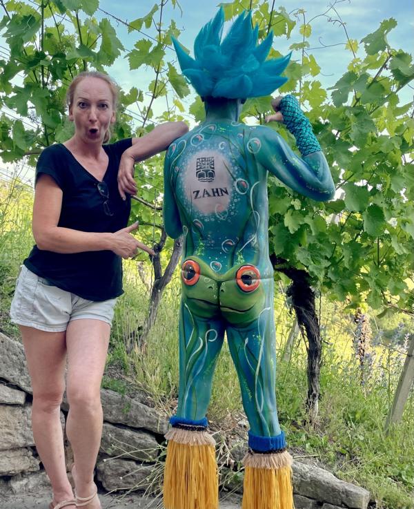 Frosch-Bodypaint