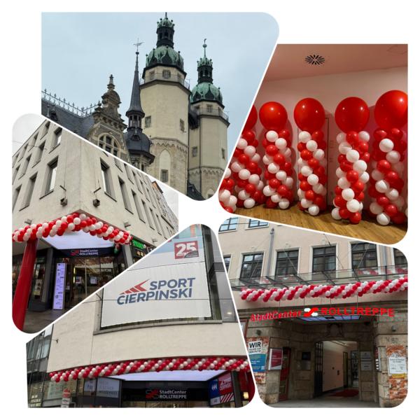 Einkaufspassage-Halle-Deko