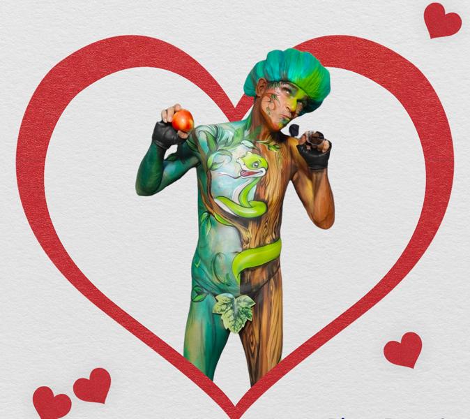 Adam-Bodypaint-Walkact