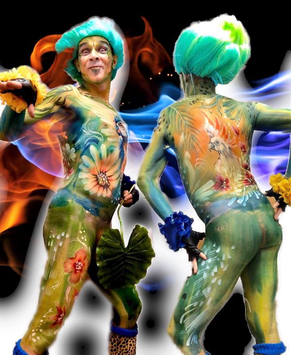 Karibik-Bodypaint