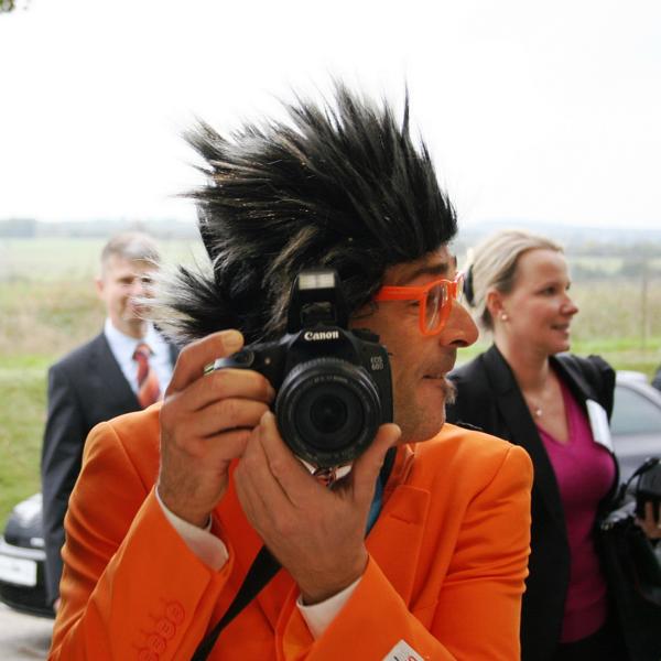 lustiger Fotograf