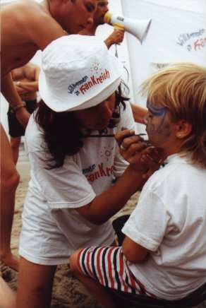 Strand Kinderschminken
