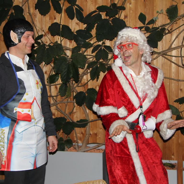lustiger Weihnachtsmann